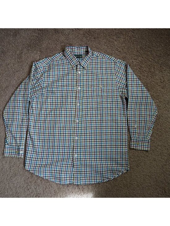 Orvis Other - Orvis Button Up Shirt Mens Large Multicolor Plaid Classic Long Sleeve Cotton